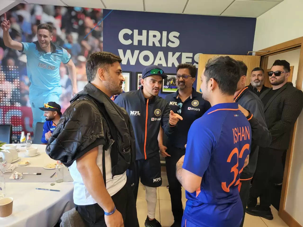 Dhoni With Team india