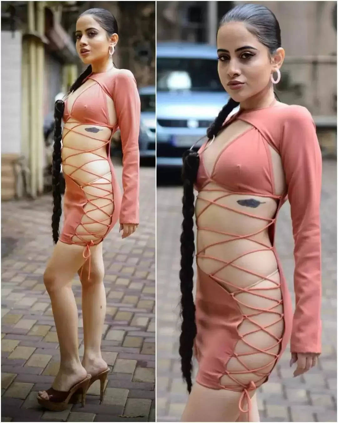 Blade Dress To Broken Heart Fit: A Look At Urfi Javed's Most Trolled  Attires | Zoom TV