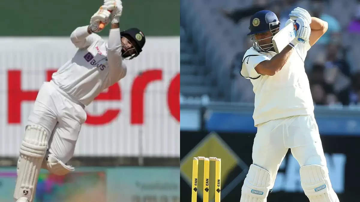 pant and dhoni test